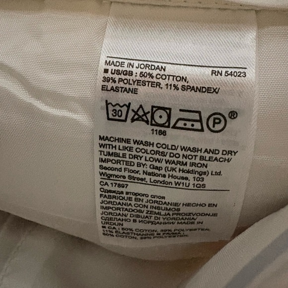 Banana Republic Ryan Pants | size 2 | Cream - Picture 7 of 7